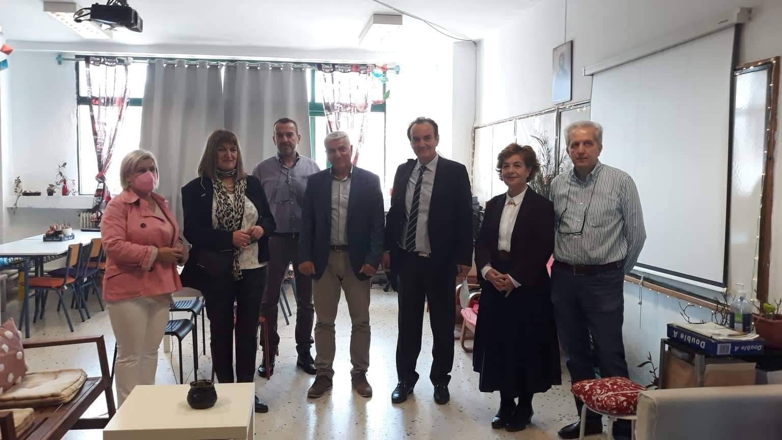 Episkepsh Koy Koptsh sta Sxoleia 3o kai 4o Gel Veroias 27 10 2022