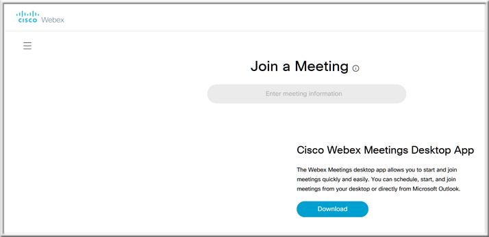 Webexe Meetings Download