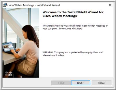 Webexe Meetings Installation